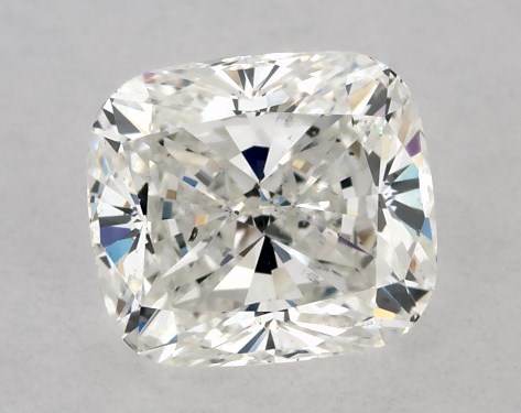 GIA 1.00 Carat G-SI1 Very Good Cut Cushion Modified Natural Diamond
